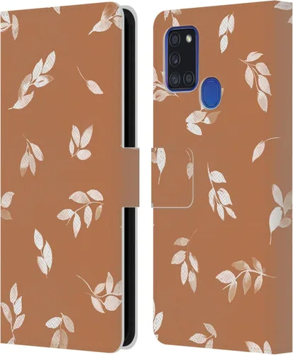 Vista 71 de Head Case Designs Officially Licensed Ninola Ditsy Flowers Yellow Nature Bold Leather Wallet Case Compatible with Samsung Galaxy A07 4G