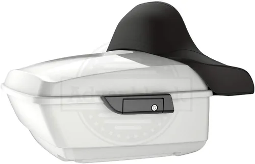 Vista 33 de Moto Onfire King Tour - Maletero con almohadilla de respaldo para Harley Touring 1997+ (Barracuda Silver)