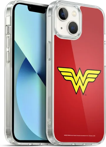 Vista 83 de Head Case Designs Funda de gel suave con licencia oficial de Wonder Woman DC Comics Classic Logos compatible con Apple iPhone 7 Plus/iPhone 8 Plus