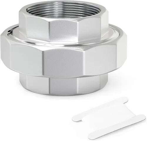 Vista 23 de TAISHER 1 pieza Unión de acero inoxidable 304, 2" NPT hembra, conexión de tubería fundida