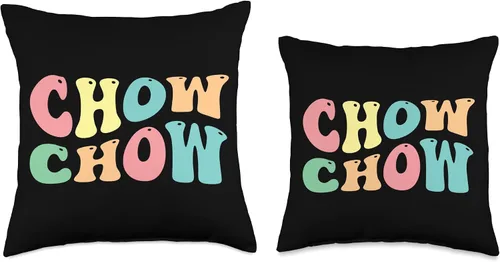 Vista 3 de Chow Chow Dog Gifts Chow Dog Throw Pillow, 16x16, Multicolor