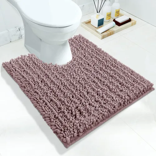 Vista 94 de Yimobra Alfombras de Baño Antideslizantes Lavables - Alfombra de Baño de Chenilla Ultra Suave Absorbente, Alfombra Peluda de Secado Rápido para Negro