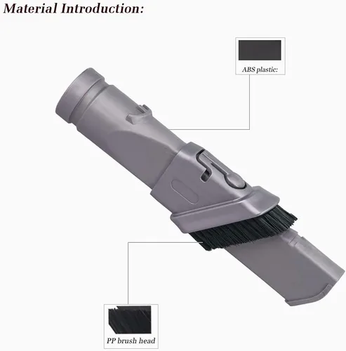 Vista 4 de Repuesto de manguera y cepillos para aspiradora Dyson V6 DC35 DC44 DC59, herramientas de limpieza, accesorios compatibles con Dyson DC45
