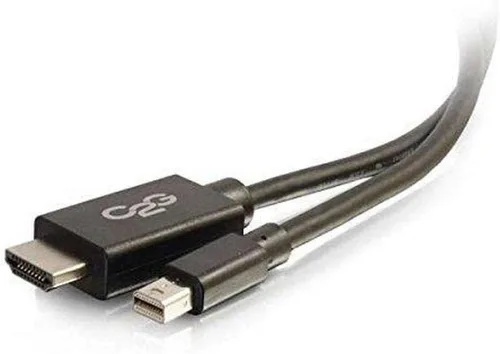 Vista 11 de C2G Mini Display Port Adapter, Display Port to DVI, Macho a Macho, Negro, 3 Pies (3.0 ft), Cables to Go 54334