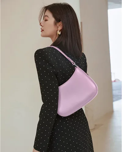 Vista 2 de PS PETITE SIMONE Alicia - Bolsos pequeños de hombro para mujer, mini-monedero hobo bolsos de cuero para mujer