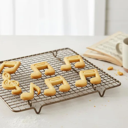 Vista 3 de Juego de 4 cortadores de galletas de notas musicales, 4 piezas - Bakerlogy