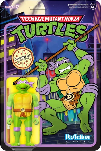 Vista 6 de Super7 Tortugas Ninja Mutantes Adolescentes Figura de Reacción Mondo Gecko de 3.75 pulg