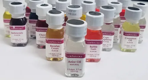 Vista 4 de LorAnn SS Paquete #1 de 12 sabores frutales en botellas de 1 adarme (.0125 fl oz - 3.7ml)