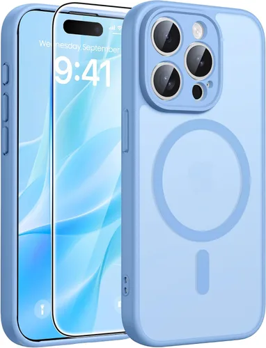 Vista 24 de FNTCASE para Samsung Galaxy Z Fold 7 Estuche Magnético: Funda de Teléfono Celular con Textura Mate Translúcida, Protección contra Caídas de Grado