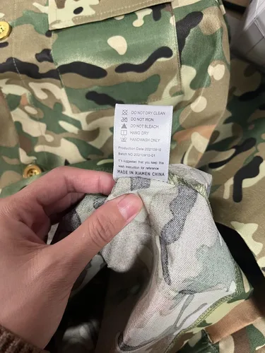 Vista 2 de ReliBeauty Disfraz de soldado uniforme de camuflaje del ejército