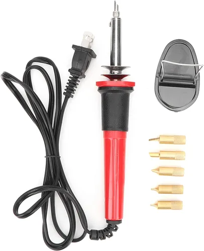 Vista 7 de BORDSTRACT Kit de combustión de madera, 7 piezas, herramienta de pirografía de madera, kit eléctrico de pluma de combustión de madera, kit
