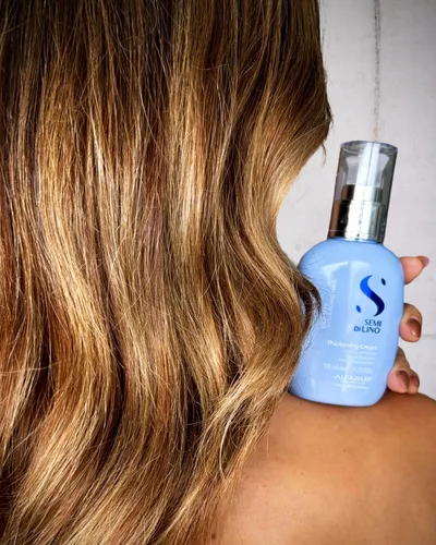 Vista 11 de Alfaparf Milano Semi di Lino - Crema espesante de densidad para cabello fino, protección térmica, construye el cuerpo, rellena el cabello, producto