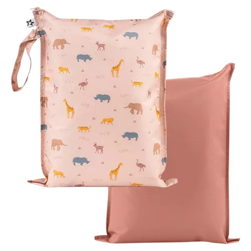 Vista 42 de Tiny Twinkle Bolsas húmedas a prueba de desorden 1 paquete de bolsas húmedas reutilizables impermeables para trajes de baño Ropa de bebé Bolsa