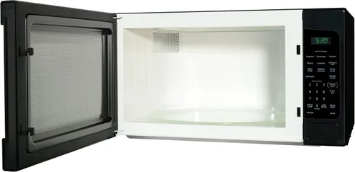 Vista 9 de GE Horno microondas para encimera, capacidad de 1,200 vatios, 2.0 pies cúbicos, 8 ajustes de cocción de ajuste automático, tecnología de bloqueo