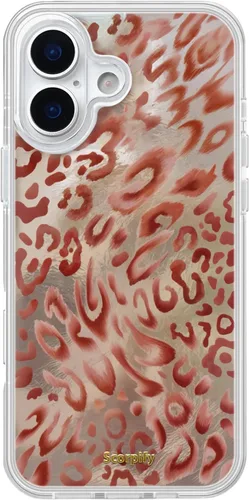 Vista 64 de SCORPIFY - Funda para iPhone 17 Pro Max Leopardo negro transparente LP-Negro Transparente Leopardo