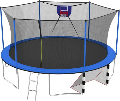 Vista 14 de SkyBound Trampolín grande de 10 pies, 12 pies, 14 pies, 15 pies, 16 pies, para exteriores, patio trasero, trampolines aprobados por ASTM para niños