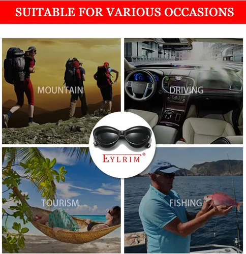 Vista 8 de EYLRIM Fashion Inflatable Cat Eye Sunglasses for Women Cute Funny Sexy Lip Designer Bubble Sun Glasses