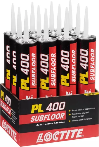 Vista 8 de Loctite PL 400 Adhesivo resistente para subsuelo, 10 fl oz, cartucho