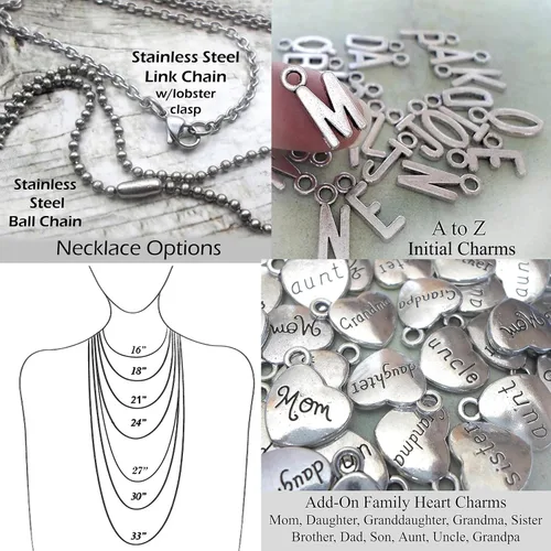 Vista 6 de Collar de oración de Arcángel Rafael, llavero o clip, joyería católica de San Patrón, personalizable con opción inicial o piedra natal de cristal