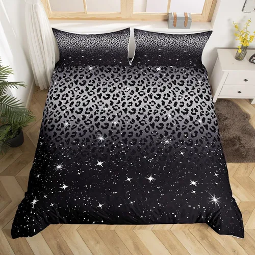 Vista 25 de Funda de edredón de caballo blanco y marrón, juego de ropa de cama 3D de animales de granja occidental para niñas y niños, funda de edredón