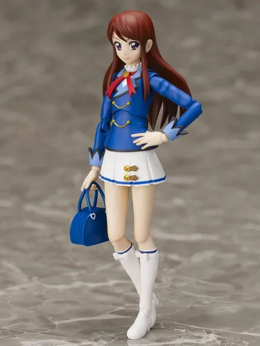 Vista 5 de Bandai Hobby S.H. Figuarts Ran Shibuki - Figura de acción "Aikatsu", versión de uniforme de invierno