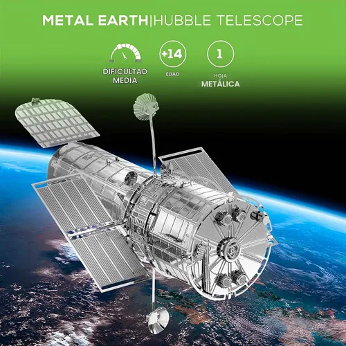 Vista 5 de Metal Earth Fascinations Hubble Telescope 3D Kit de modelo de metal