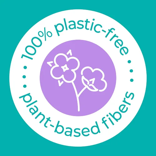 Vista 6 de Nice 'N Clean Toallitas desechables para adultos (8 x 42 unidades) Toallitas de limpieza personal hechas de fibras vegetales Infundidas con aloe