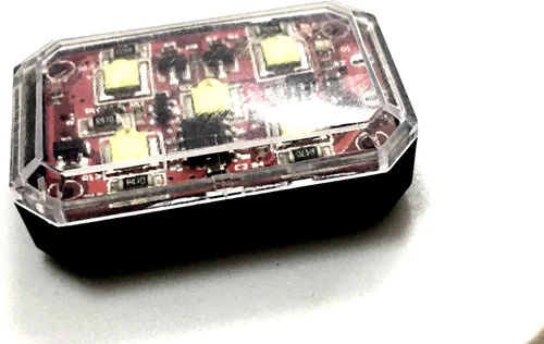 Vista 2 de Firehouse Technology Drone Strobe 4 Light Kit de navegación - 2- Blanco, 1- Rojo, 1-Verde Cumple con la FAA y probado 3.5 SM