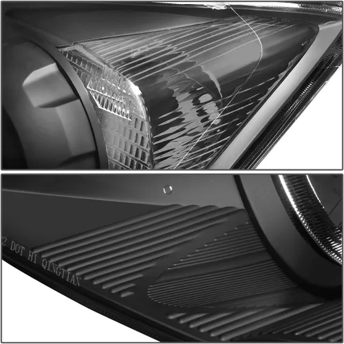 Vista 3 de DNA Motoring HL-HPL-HCRC07-BK-CL1 Conjunto de faro delantero lado del pasajero)