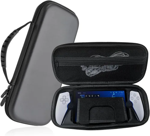 Vista 2 de Funda portátil de viaje diario para Sony Playstation Portal de 8 pulgadas 2023, funda rígida para consola de juegos, bolsa de almacenamiento