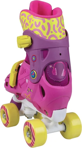 Vista 4 de PlayWheels Trolls World Tour 2 - Patines cuádruples para niños en tallas J10-J13 – Diseño vibrante y atractivo inspirado en la popular película