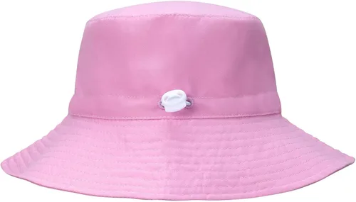 Vista 3 de 55cube Sombrero de sol para bebés y niños pequeños UPF 50+ con correa para 1 paquete de malva polvoriento
