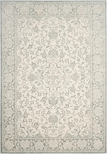 Vista 11 de SAFAVIEH Noble Collection - Alfombra de pasillo, 2 pies 2 pulgadas x 6 pies, marrón y crema, diseño de viscosa envejecida, ideal para zonas de alto