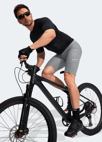 Vista 6 de Bikewa Pantalones cortos de ciclismo para hombre, acolchados en 3D, ciclismo de carretera, montaña, ciclismo, ciclismo, ciclismo UPF 50+, bolsillos