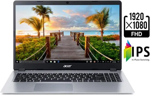 Vista 3 de Portátil Acer Aspire 5 Slim, pantalla IPS Full HD de 15.6 pulgadas, AMD Ryzen 5 3500U, tarjeta de gráficos Vega 8, memoria DDR4 de 8 GB, unidad