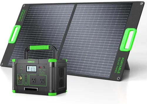 Vista 11 de Generador solar de 999 Wh de 1000 W (pico de 2000 W), estación de energía