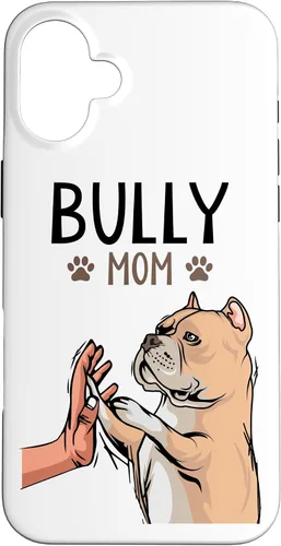 Vista 23 de Funda para iPhone 13 Pro Max American Bully Mom Dog Mama Dog Dog Holder