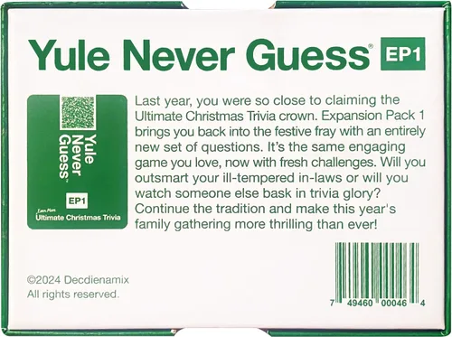 Vista 4 de Juego de trivia de Navidad - Juegos de Navidad para fiesta familiar - Paquete de expansión de juegos familiares de Navidad 1