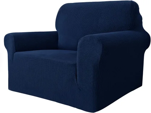 Vista 19 de MAXIJIN Funda elástica para silla con brazos, 1 pieza para sofá o silla de estar, funda antideslizante (31-46 pulgadas), protector de muebles que se