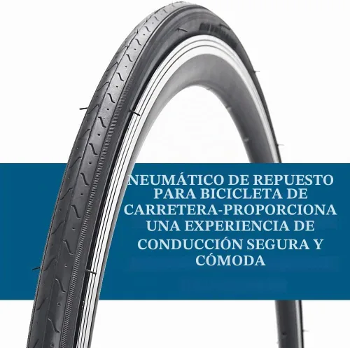 Vista 5 de Paquete de 2 neumáticos de bicicleta 700x23C plegables para bicicleta de carretera