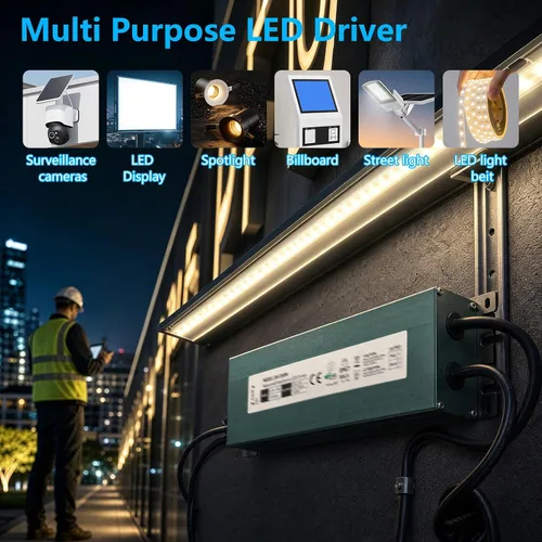 Vista 5 de conductor de 12V 250W LED, transformador impermeable de la fuente de 1 paquete de 12 V 250 W