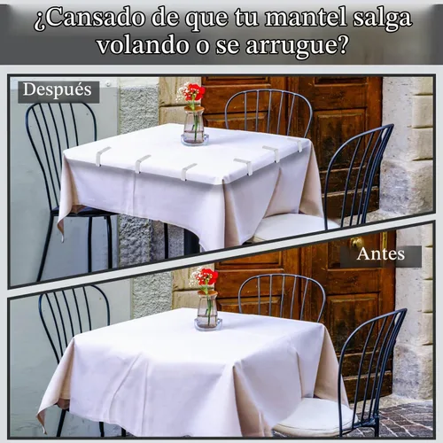 Vista 5 de Paquete de 12 clips para mantel, clips para mantel de picnic, abrazaderas de acero inoxidable, clips de mesa para restaurante, picnic, carpas 12