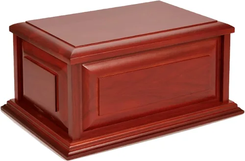 Vista 9 de Urna de madera, urnas de madera profesionales para cenizas humanas para adultos, urnas de cremación (MDF)