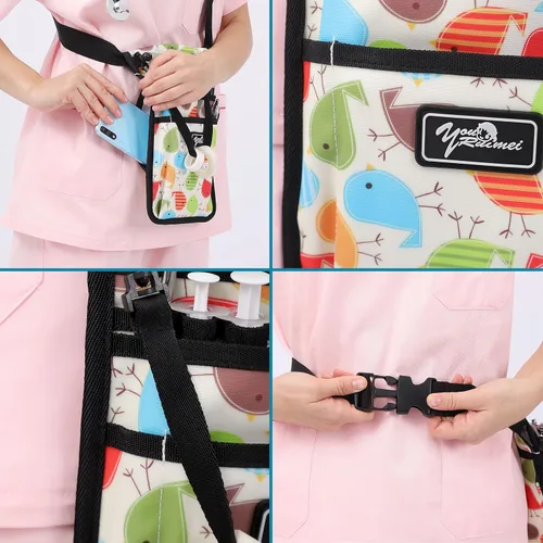 Vista 2 de Paquete de riñonera para el trabajo,Kit práctica bolsa de cintura para enfermeras,Fanny Pack para básicos,Bolsa organizadora de cinturón de utilidad