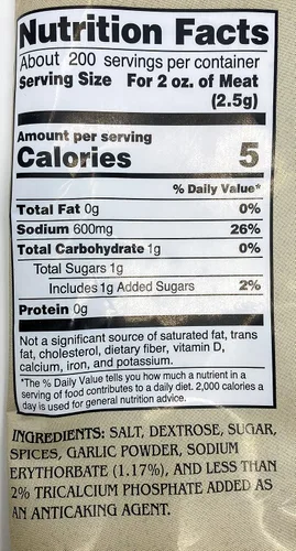 Vista 3 de A.C. Legg, Inc. Condimento de salchicha de verano con paquete de cura, 18 onzas, estaciones de hasta 25 libras, para cerdo, carne de res y caza
