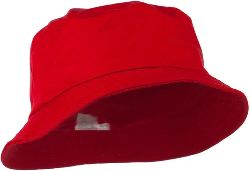 Vista 4 de e4Hats.com Gorro de sarga de mezcla de algodón de tamaño grande