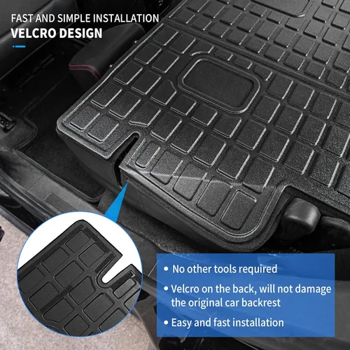 Vista 7 de Bomely Alfombra de Carga Compatible con Chevrolet Equinox y GMC Terrain 2018-2024 Alfombra de Maletero TPE Para Todo Clima Protector de Cubierta