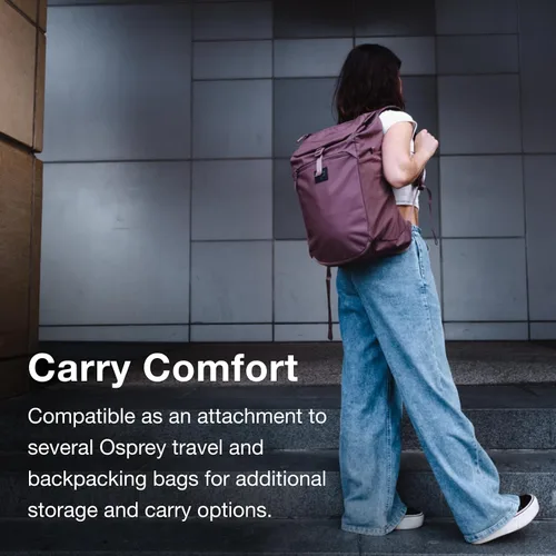 Vista 5 de Osprey Aoede Slim SyncPack - Mochila con funda para laptop, sistema Azul antiguo