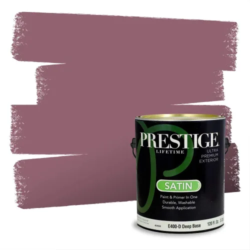Vista 661 de Prestige Paints Pintura exterior e imprimación en uno, 1 galón, plano, coincidencia comparable de Valspar* Amber Rose*