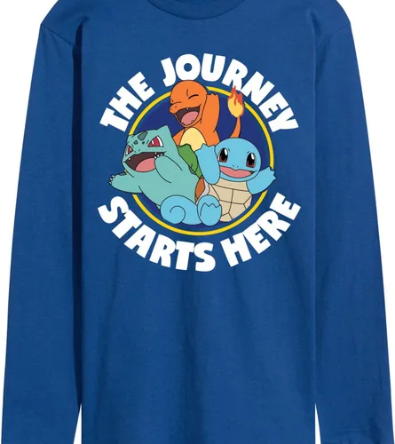 Vista 16 de HYBRID APPAREL - Team Pokémon - Camiseta de manga larga para hombre
